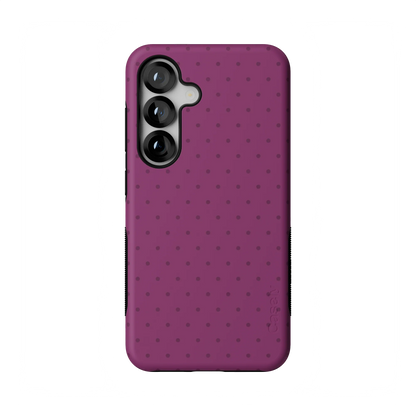 On the Dot | Plum Polka Dot Case