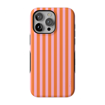 Perfect Stripes | Orange & Pink Stripes Case