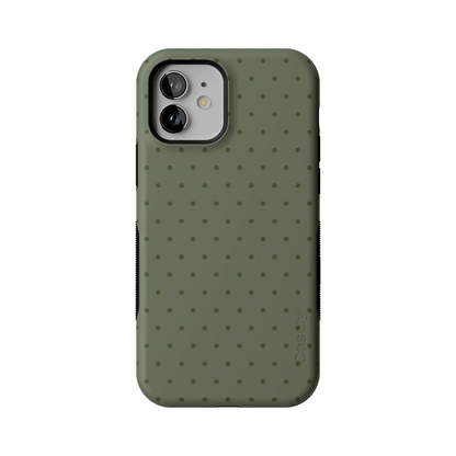 On the Dot | Olive Green Cas