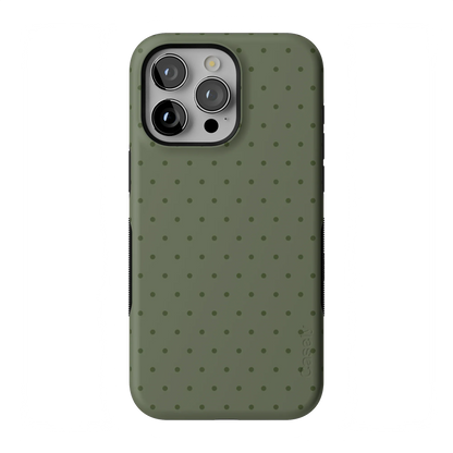 On the Dot | Olive Green Cas