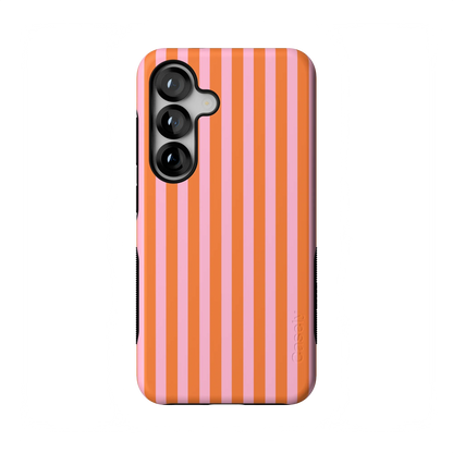 Perfect Stripes | Orange & Pink Stripes Case