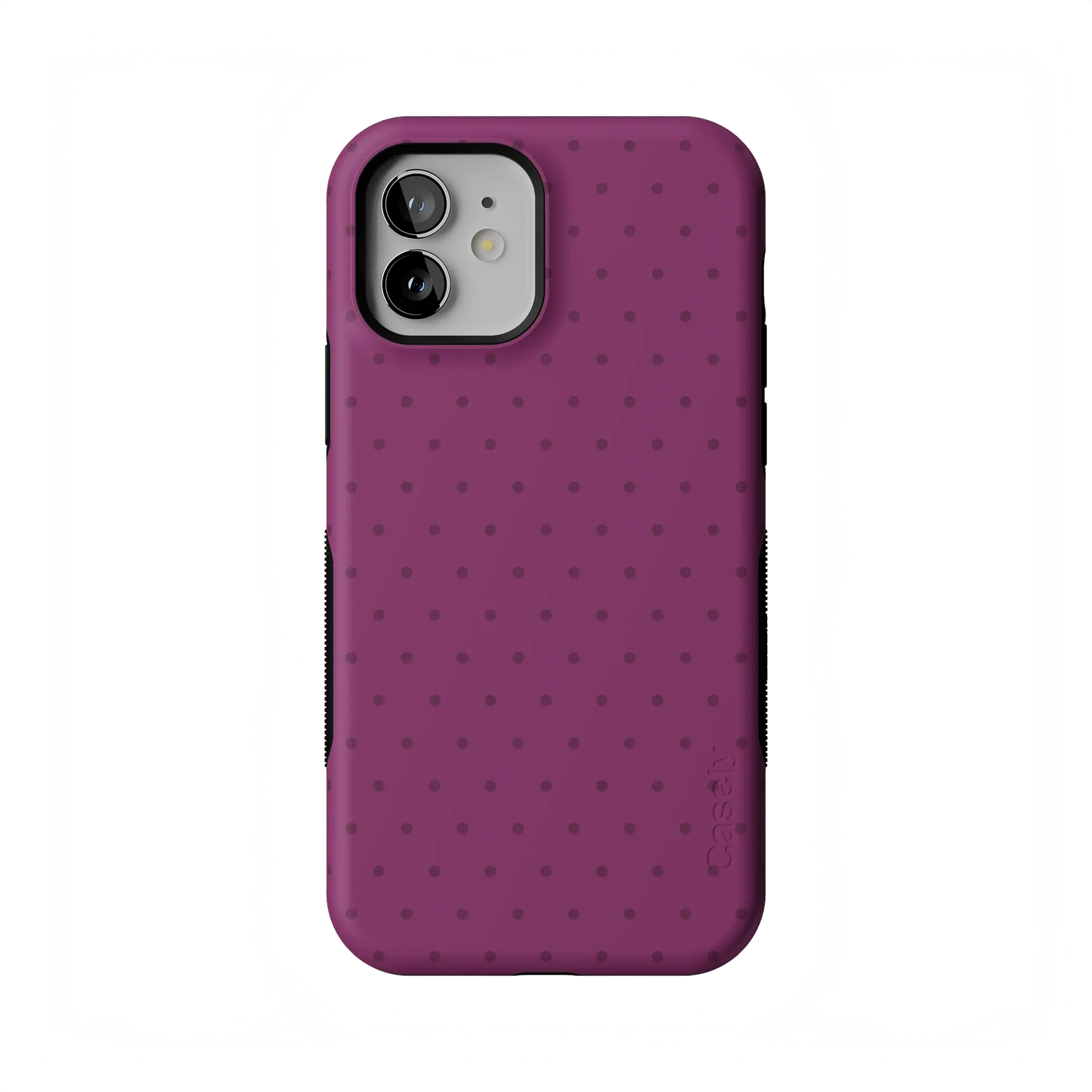 On the Dot | Plum Polka Dot Case