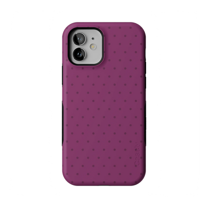 On the Dot | Plum Polka Dot Case