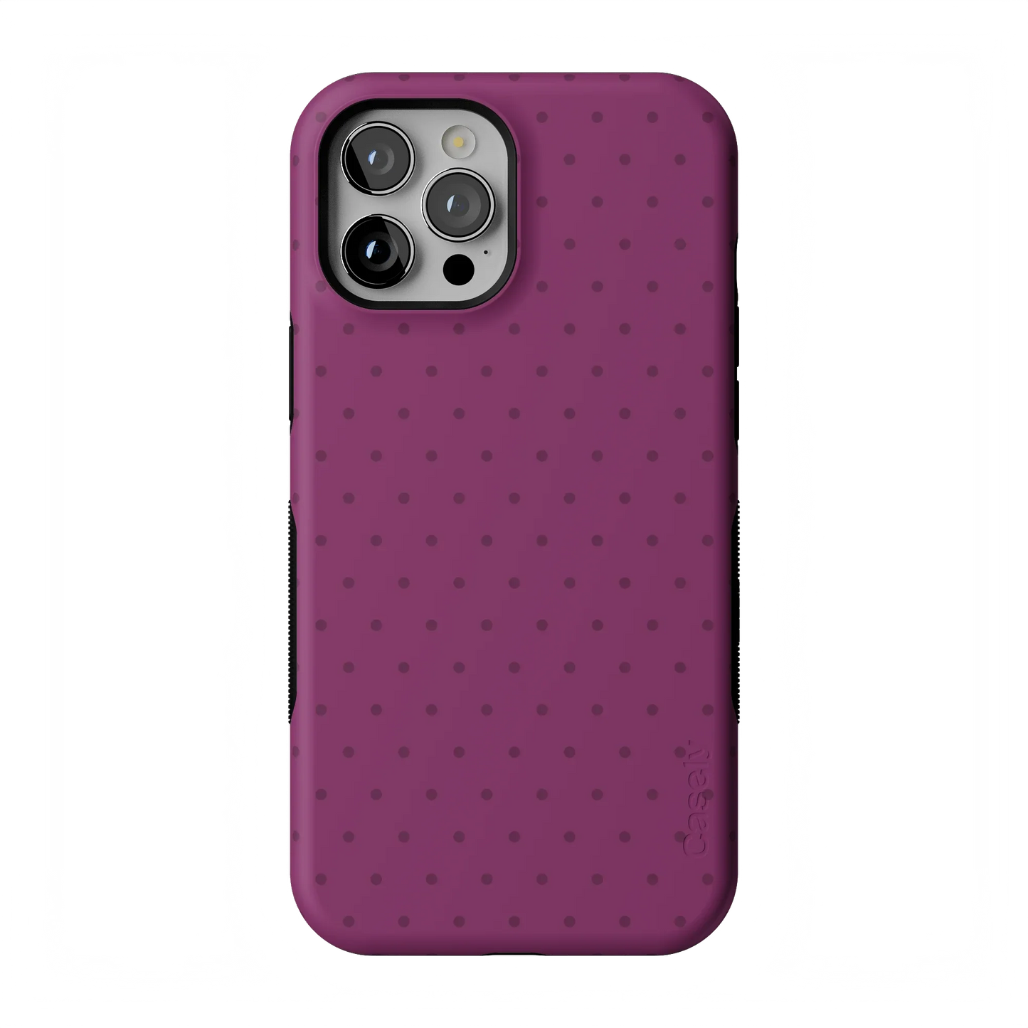 On the Dot | Plum Polka Dot Case