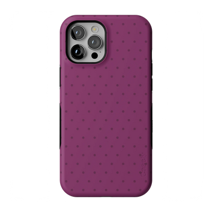 On the Dot | Plum Polka Dot Case