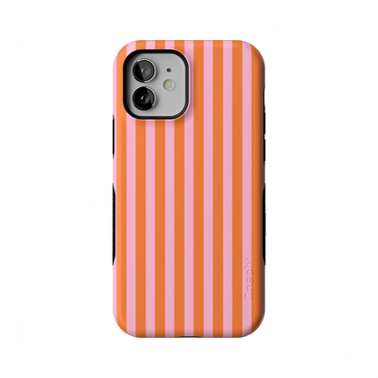 Perfect Stripes | Orange & Pink Stripes Case