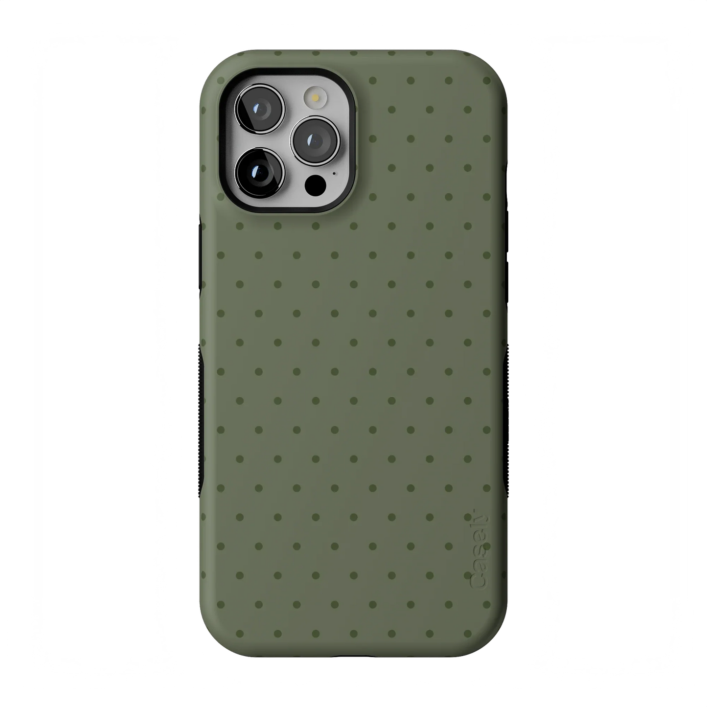 On the Dot | Olive Green Cas