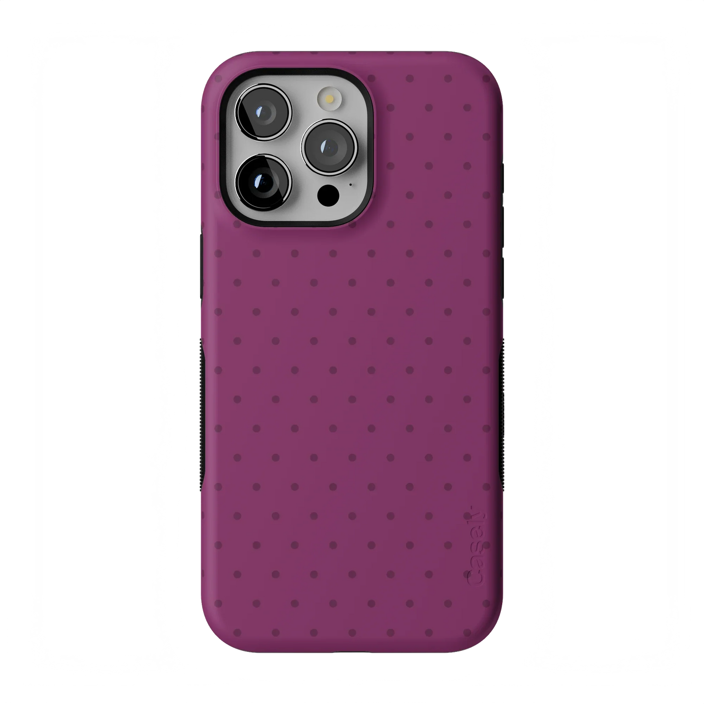 On the Dot | Plum Polka Dot Case