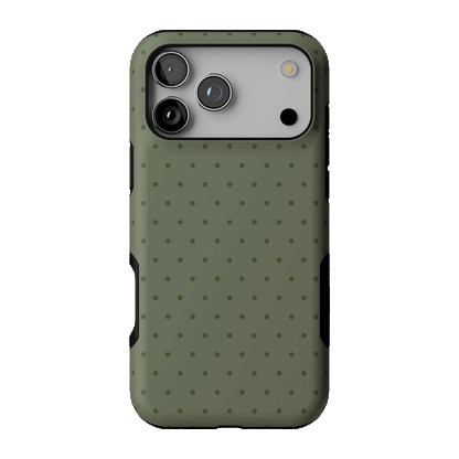 On the Dot | Olive Green Cas