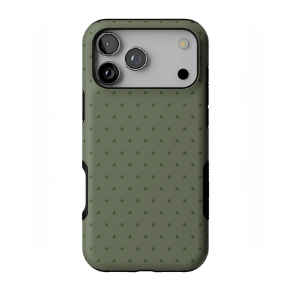 On the Dot | Olive Green Cas