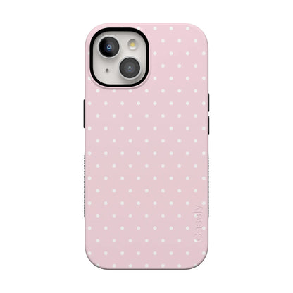 On the Dot | Pink & White Polka Dot Case