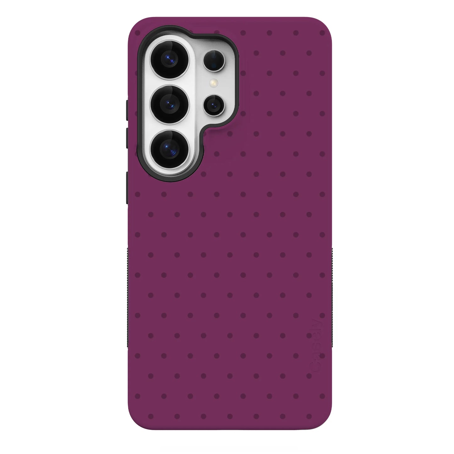 On the Dot | Plum Polka Dot Case