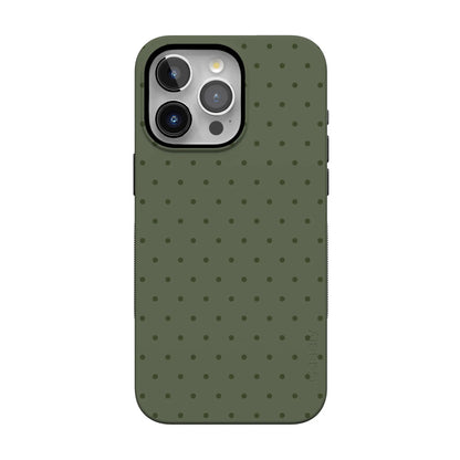 On the Dot | Olive Green Cas