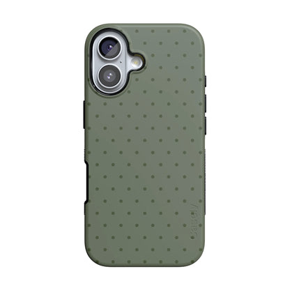 On the Dot | Olive Green Cas