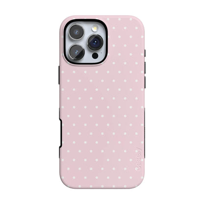 On the Dot | Pink & White Polka Dot Case
