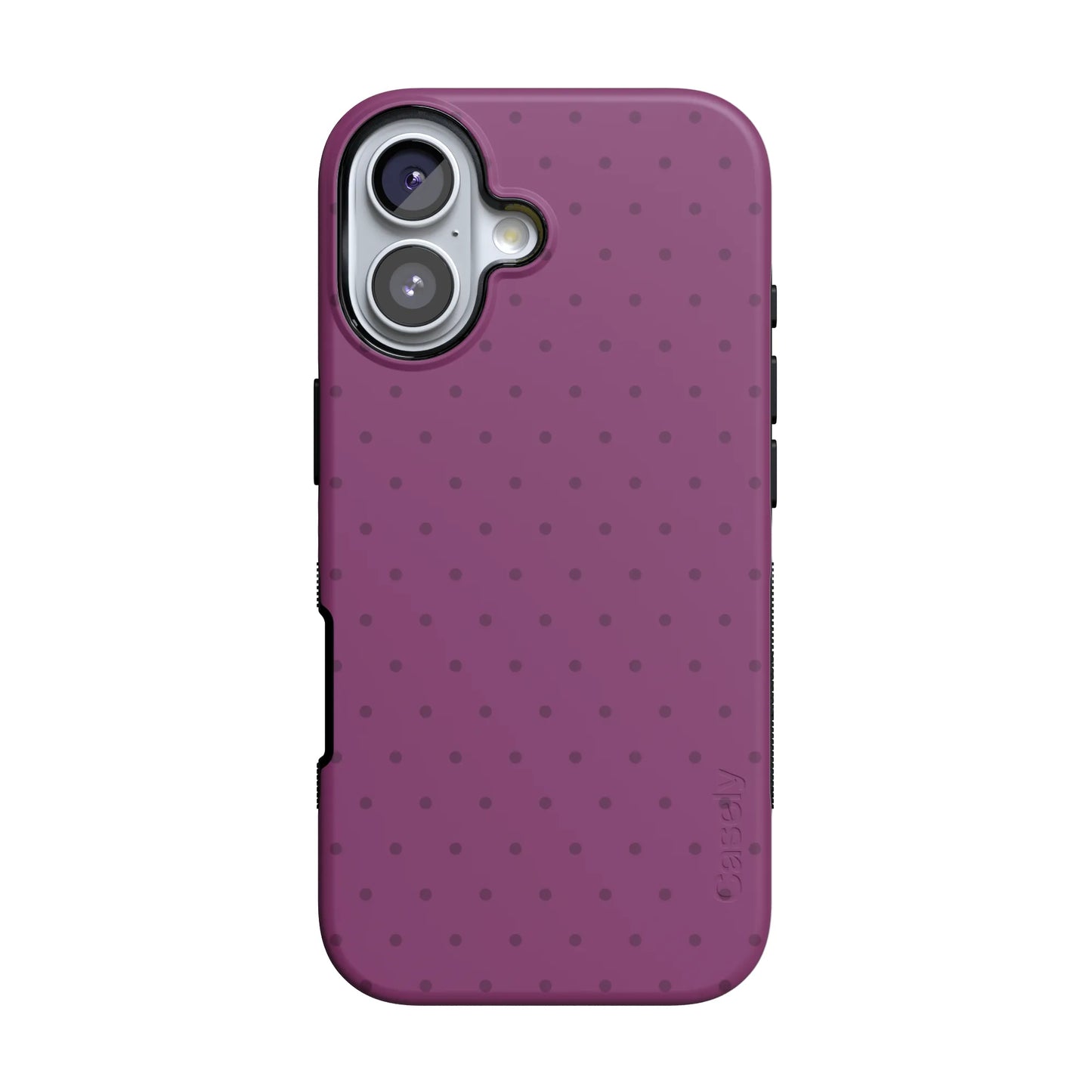 On the Dot | Plum Polka Dot Case