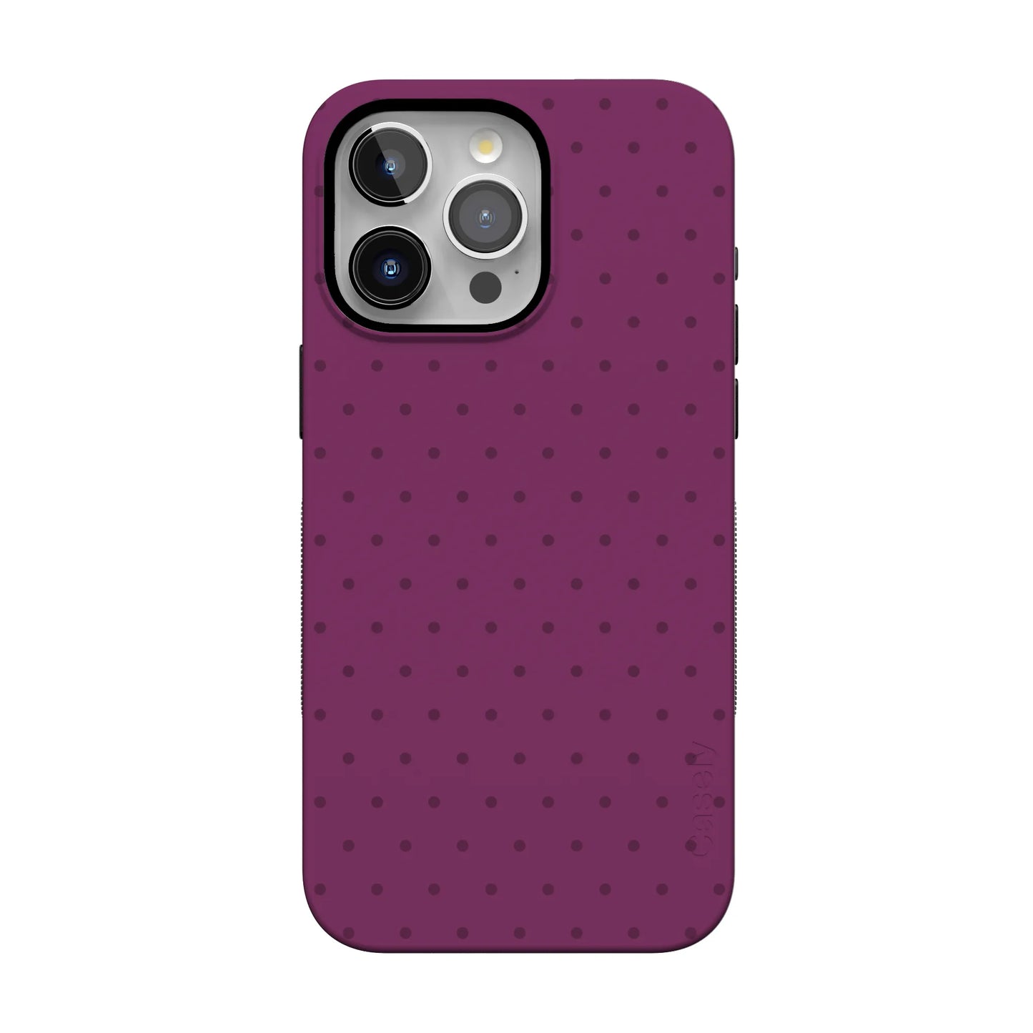 On the Dot | Plum Polka Dot Case