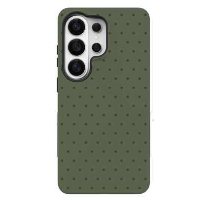 On the Dot | Olive Green Cas
