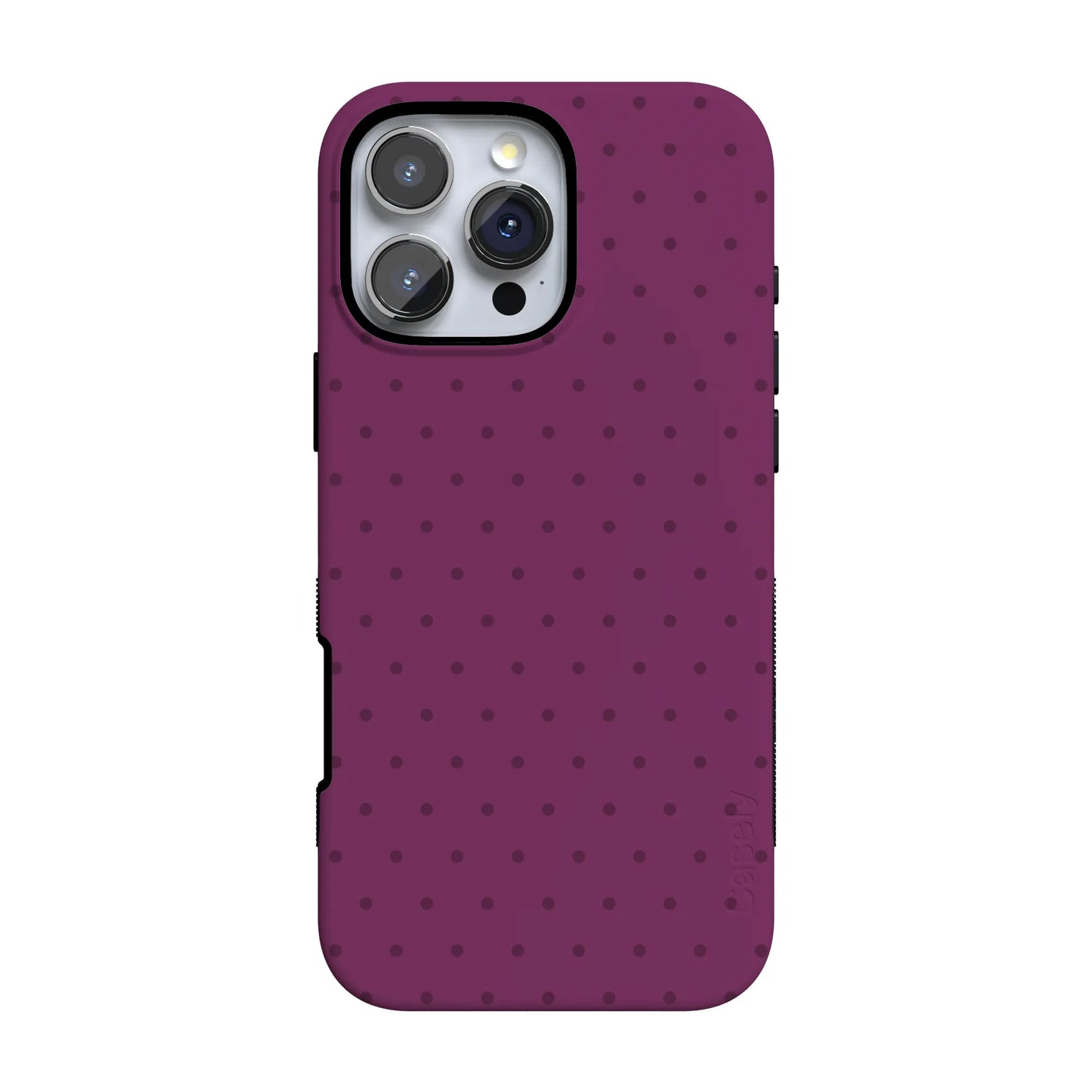 On the Dot | Plum Polka Dot Case