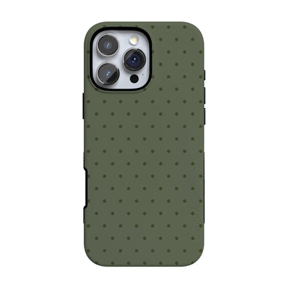 On the Dot | Olive Green Cas