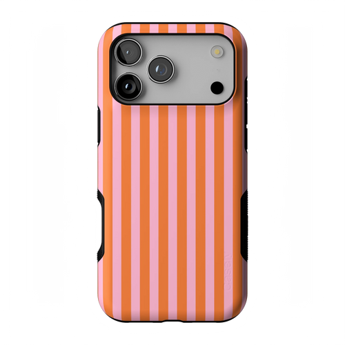 Perfect Stripes | Orange & Pink Stripes Case