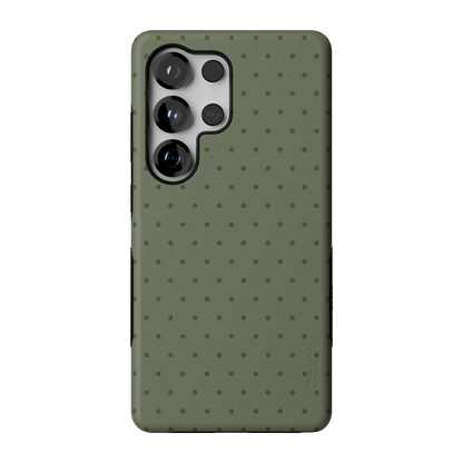 On the Dot | Olive Green Cas