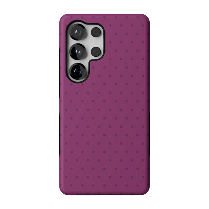 On the Dot | Plum Polka Dot Case