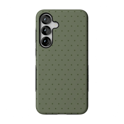 On the Dot | Olive Green Cas
