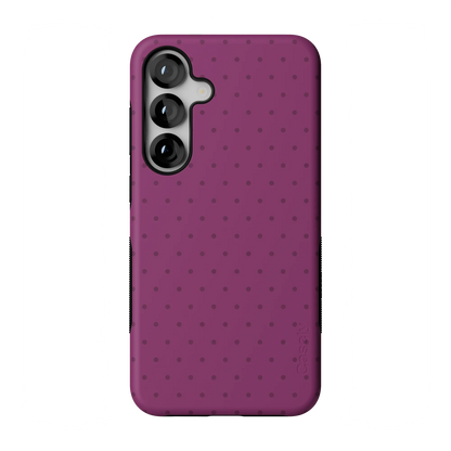 On the Dot | Plum Polka Dot Case